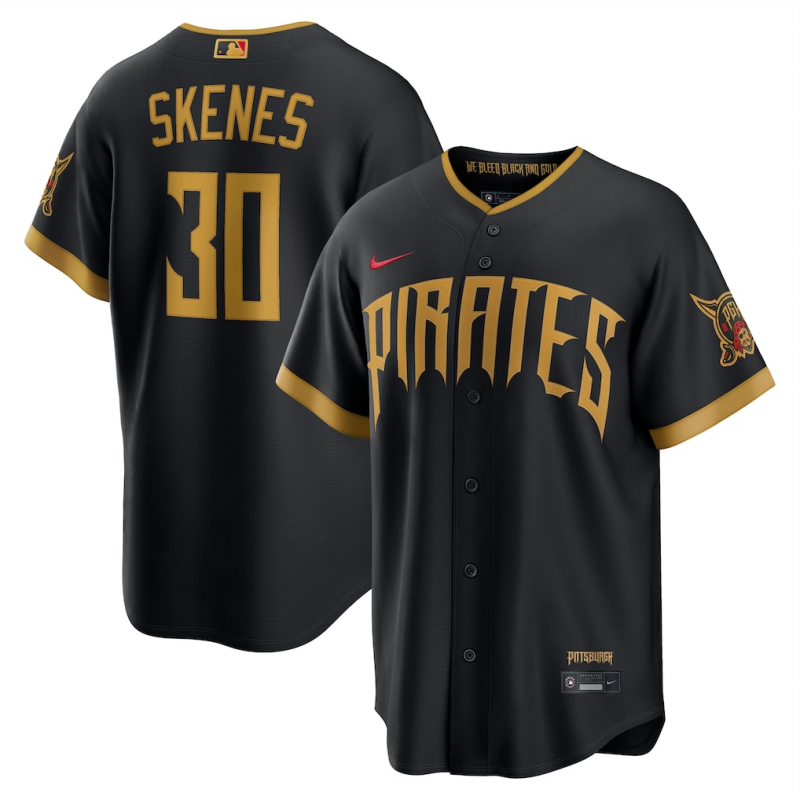 Men Pittsburgh Pirates #30 Skenes black Game 2026 Nike MLB Jersey 0419002